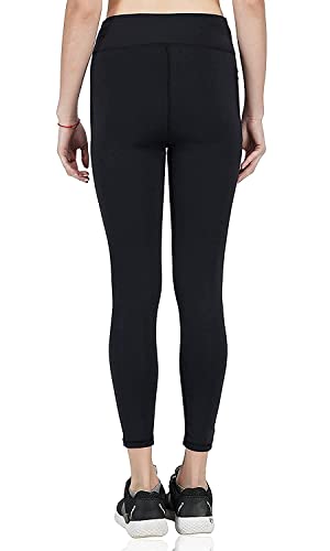 Image of Unbeatable Women Stretchable Gym Wear Sports Leggings Ankle Length Workout Tights