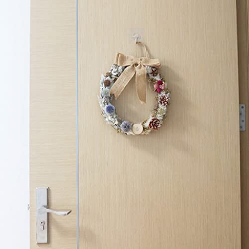 Couronnes de fleurs intérieures extérieures pour décoration murale de maison - 6