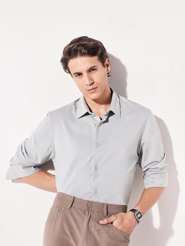 Image of Rare Rabbit Regular fit Plain Shirt