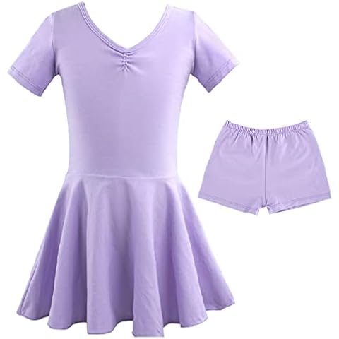 Discoball Girls Ballet Dress with Shorts Cover