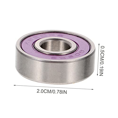 Sosoport 80 Pçs Sapatos Longboard Skate De Cerâmica Rolamentos Deslizantes Roda Acessórios De Metal