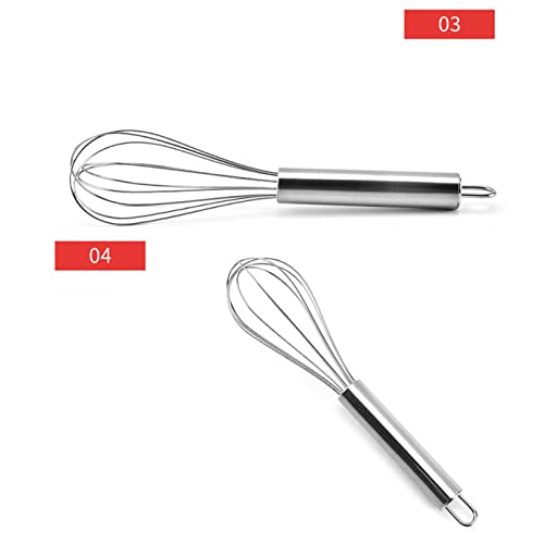 SePkus Frullino per Le Uova Manuale in Acciaio Inossidabile e impastatore per Impasto, agitatore per Uova, Strumento di Cottura, montalatte