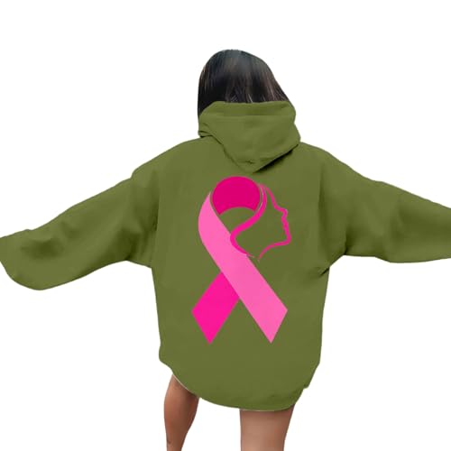 Sweat-shirt femme cancer du sein léger et sans capuche contre l'inconfort de mi-saison