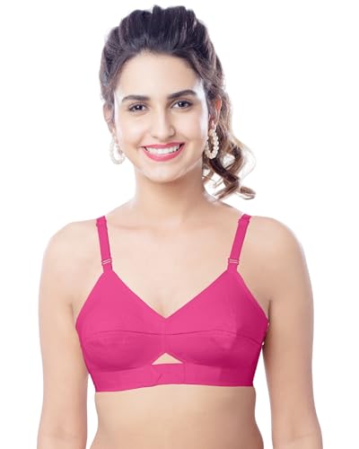 Image of Brida Kavya Xtrasoft Cotton Round Stitch Minimizer Bra - Full Coverage, Plus Size