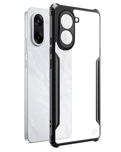 Image of Spazy Case OnePlus Nord CE 5 Back Cover | Transparent Crystal Clear Hard PC Back Case with TPU Bumper, Drop Protection Case Cover for OnePlus Nord CE 5