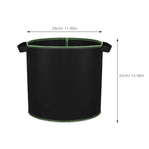 CIYODO 6 Szt. Sztuk Grubych z Tkaniny Nonwoven z Podwójnymi Uchwytami Trwałe Worki Do Sadzenia Roślin Oddychające Doniczki Ogrodowe Do Uprawy Warzyw i Kwiatów Zewnątrz