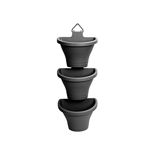 Preisvergleich Produktbild elho Corsica Vertical Forest 3er-Set anthrazit