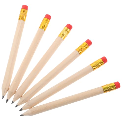 50 lápices de madera con borrador rojo Golf para dibujo miniatura 1