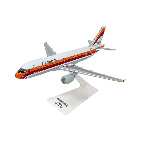 Flight Miniatures American/PSA A319-100 1:200 Scale - Plastic Snap-Fit Model Airplane - Collectible Replica of American/PSA Airlines Aircraft - Part# AAB-31900H-009 Cover