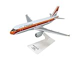 Flight Miniatures American/PSA A319-100 1:200 Scale - Plastic Snap-Fit Model Airplane - Collectible Replica of American/PSA Airlines Aircraft - Part# AAB-31900H-009