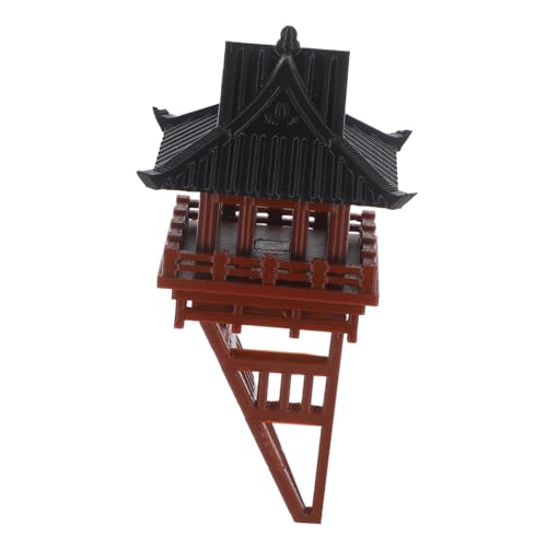 Abaodam Adornos del Pabellón Chino Pabellón para Jardín para Construcción De Bonsái Maqueta De Casa Adorno De Jardín