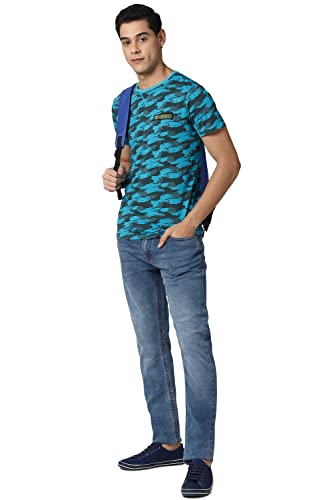 Image of Peter England Men's Graphic Slim Fit T-Shirt