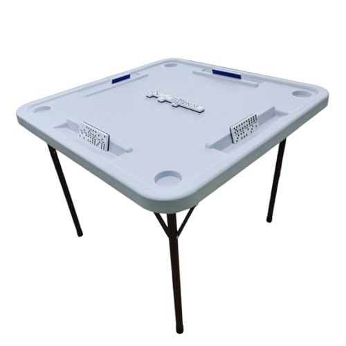 Mesa de juego de dominó CHITA 37.4 pulgadas cuadrada