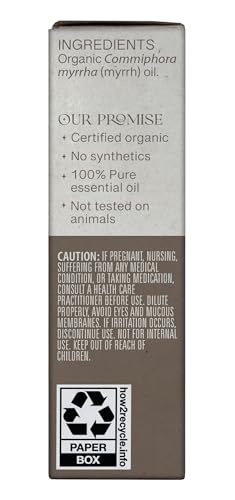 Aceite esencial orgánico de mirra Aura Cacia 0.25 Fl Oz miniatura 4