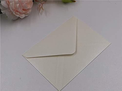 Miniatura 3 de 25 sobres de marfil perla A7, 5.35 x 7.7 pulgadas, perfectos para tarjetas de invitación de boda de 5 x 7, felicitación de cumpleaños, invitación