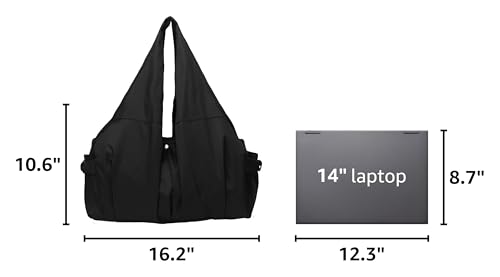 Bolso de hombro impermeable para mujer, amplio y liviano miniatura 3