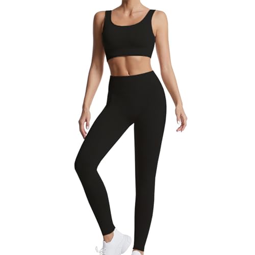 dohomiryo Completo Palestra Donna Reggiseno Sportivo+Leggings 2 Pezzi
