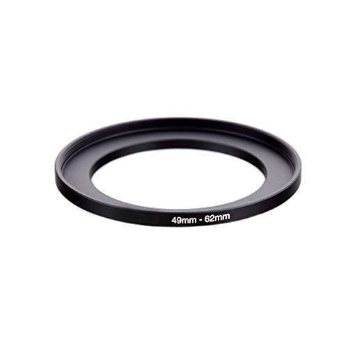 50 Uds 37-43 49-67 49-72 49-77 52-58 52-62 52-67 52-72 52-77 55-62mm Anillos de Aumento de Metal Juego de filtros adaptadores de Lente(37-43mm)