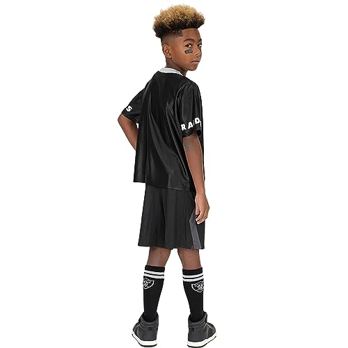 Modern Hero BT26129-N2491A-BLK-10L Nfl Las Vegas Raiders Officially Licensed Youth Essentials Jersey thumb #2