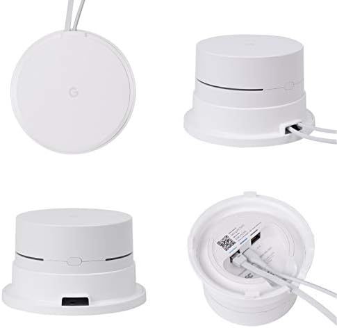 OkeMeeo Google WiFi Wall Mount, Space Saving Ceiling Mount Holder for Google WiFi System 2016 and 2020, Enlarging Coverage, Reinforced and Perfect Unity (1 Pack)