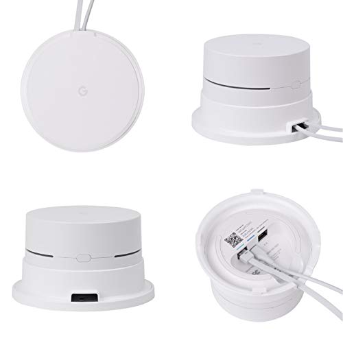 Okemeeo [#1] Google Wifi Wall Mount - Ceiling Mount Holder For Google Wifi Mesh System 2016 And 2020, Space Saving And Enlarging Coverage, Reinforced And Perfect Unity (3-Pack) #TOP2