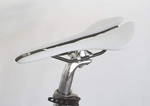 Selle légère pour Brompton blanche - Accessoire allègement vélo pliant