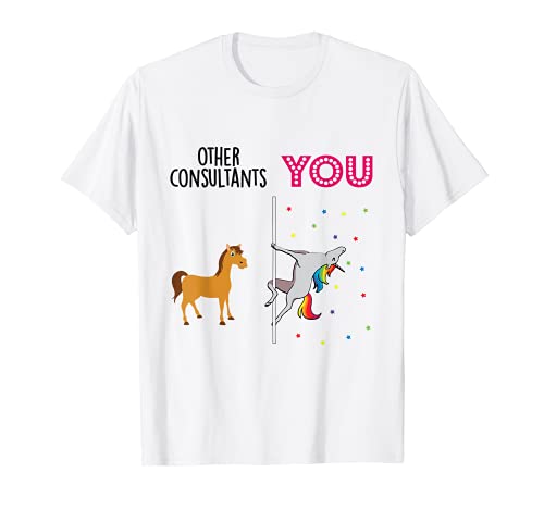 consultants Funny Unicorn Camiseta