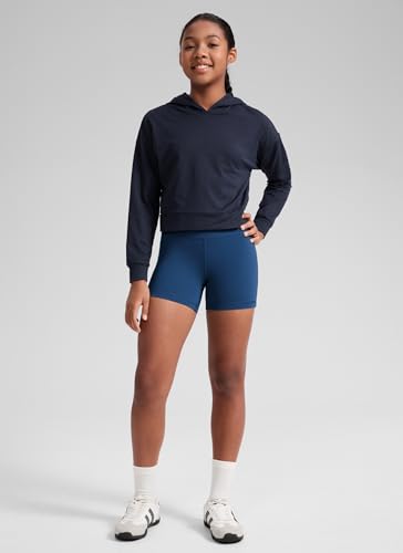 Image of CRZ YOGA Girls Butterluxe Biker Shorts | Extremely Soft, Gentle Compression, Dance, Athletic, High Waisted, for Teen