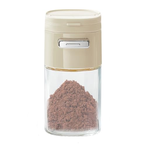 Genérico Pequeño Salero - Vaso Dosificador Para Azúcar Con Vertedor,Vertedor Cuantitativo Para Aliños, Recipiente Antideslizante Para Mesa