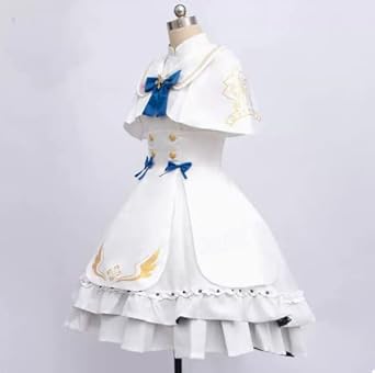 Amazon.co.jp: [エルフ森林] 聖園 ミカ コスプレ 衣装 ブルー