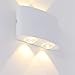 Produktbild William 337 LED-Wasserdichte Wandleuchte Moderne minimalistische Innen-im Freien Wasserdichte Garten-Wandlampe-Schlafzimmer-Nachttisch-Gang-Wand-Projekt-Außenwand-Lampe (Farbe : B)