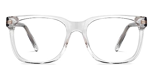 Image of LENSKART BLU | Zero Power Blue Cut Computer Glasses | Anti Glare, Lightweight & Blocks Harmful Rays | UV Protection Specs | Men & Women | Small | LB E16061
