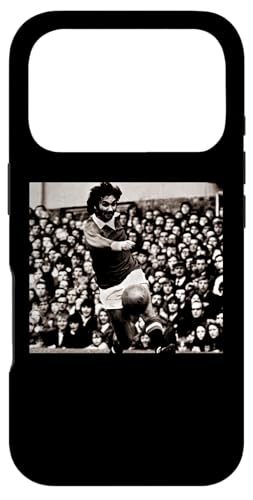 Man Utd George Best On The Ball 1971 �t�b�g�{�[�����[���h�J�b�v �X�}�z�P�[�X iPhone 17 Pro �p