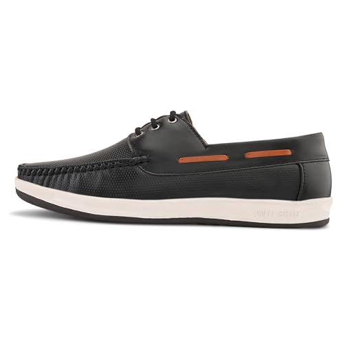 Image of Centrino Driving Loafers for Man | Shoes for Men Stylish | Casual Slip-On Moccasins | Cushioned Insole | Lightweight Comfortable Mens Loafer Shoes | Hand-Stitched Design | Slip On Shoes for Man Outings (9494)