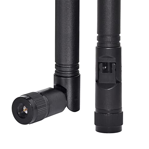 Superbat 4G Lte Antenna 6Dbi Sma Male Antenna Black For Hotspot Trail Camera Game Camera Outdoor Security Camera 2-Pack #TOP2