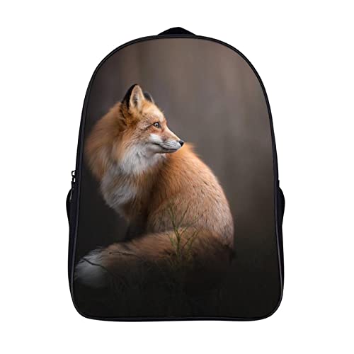 Sac à dos d'école confort avec motif Fox 3D | Cartable ergonomique enfant