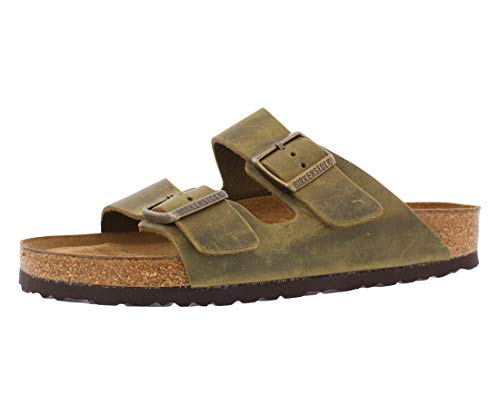 Birkenstock (ビルケンシュトック) 男女兼用 アリゾナ ジェイド オイルドレザーサンダル 41 R EU, ジェイドオイルレザー。, 10-10.5 Women/8-8.5 Men