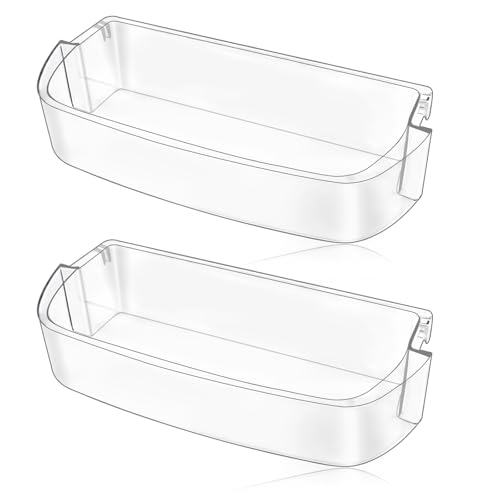 [2 PACK]UPGRADED WRS588FIHZ00 WRS571CIDM02 WRS571CIHZ01 WRS571CIHV04 WRS588FIHV00 Refrigerator Door Bin Compatible With WPW10710203 Whirlpool Refrigerator Door Shelf W10710203 Kenmore Fridge Shelves