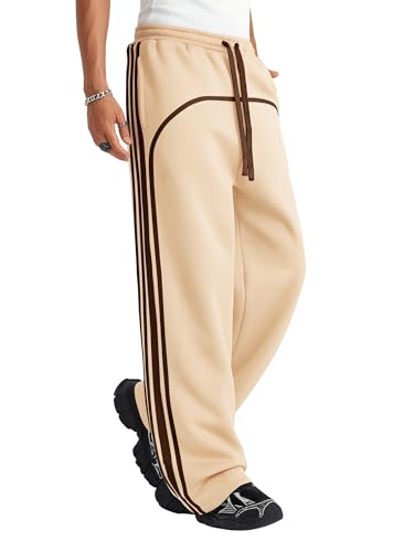 Image of Maniac || Mens || Side Stripe || Cotton || Baggy Fit || Trackpant
