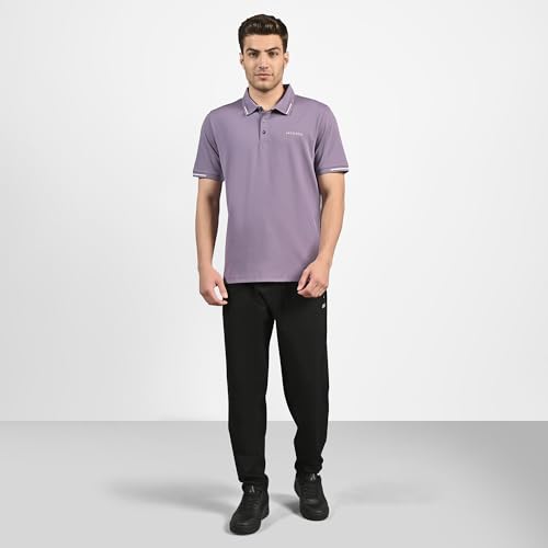 Image of Skechers Men Rayon Blend Solid Regular Fit T-Shirt