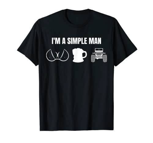 Simple Man Beer Mud Bogging - Divertida camiseta de regalo Camiseta