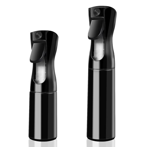 2 Piezas de Pulverizador Agua Peluqueria, 1 Pieza de 200 ml Vaporizador Agua, 1 Pieza de 300 ml Pulverizador Peluqueria, Herramientas para el Cuidado del Cabello, limpieza, laca para el Cabello.