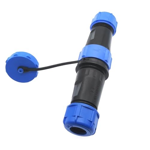 Conector SP21 estanco IP68 con acoplamiento de rosca y 3 pines de conexión