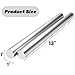 Tlence 2 Pack 1 Inch Diameter Round Aluminum Rod, 13