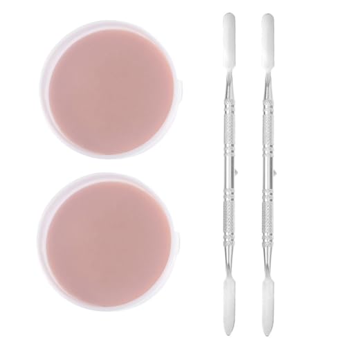 Beatifufu 2pcs Efectos Especiales Cera Piel Cicatrices Falsas Maquillaje Cera Herida Cera Y 2pcs Spatulas