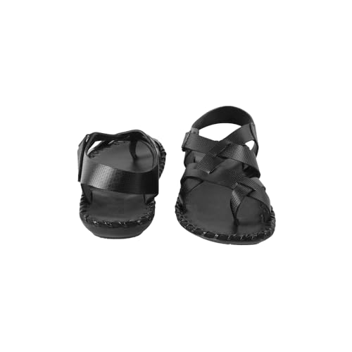 Image of Mochi Men Faux Leather Flat Sandal