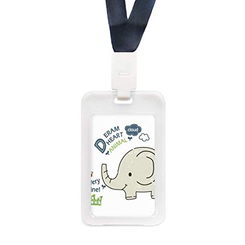 Étui de protection transparent pour carte de crédit Dream Cloud pochette grise