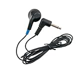 マクサー電機 片耳タイプ モノラル インナー イヤホン 1m L型プラグ (3.5mm) ラジオ テレビ オーディオ機器 などに