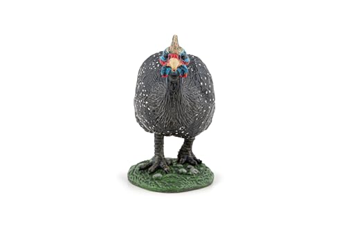 Papo, Realistic Guinea Fowl Figure, 10 Months +, Animal World Collection, Educational Play Farm Birds - Image 2