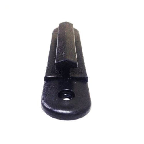 Fixturedisplays® Stanchion Queue Barrier Post Wall Mount Retractable Ribbon 16' Belt Black 12004-8-Black 12004-8-Black #TOP4